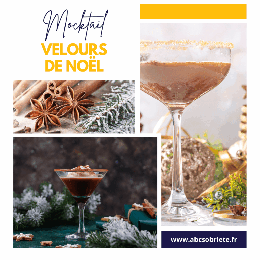 Cocktail sans alcool pour Noël